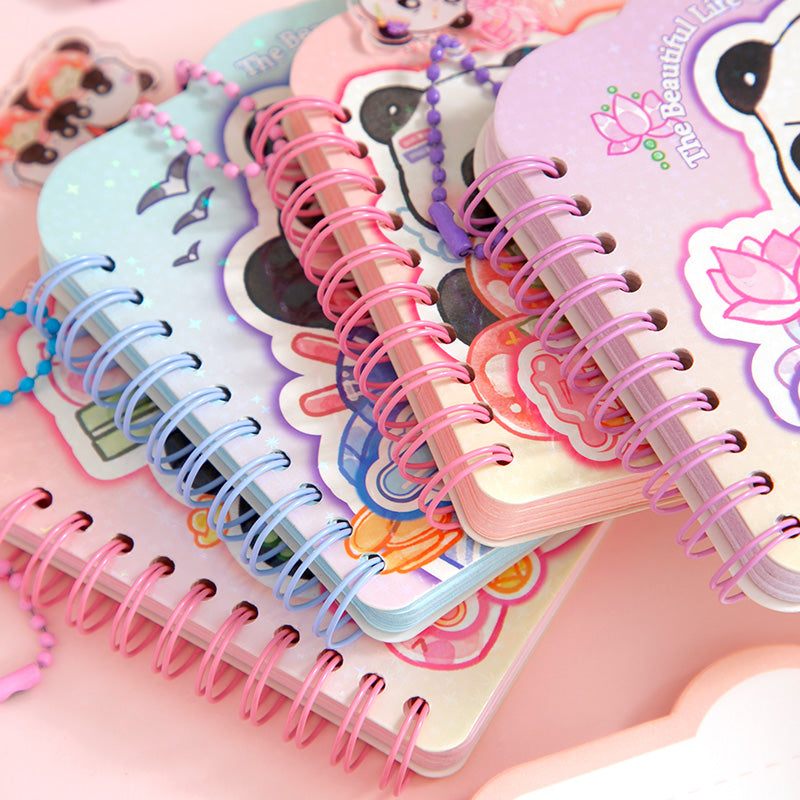 The Beautiful Life of Pandas - Mini Kawaii Notebooks