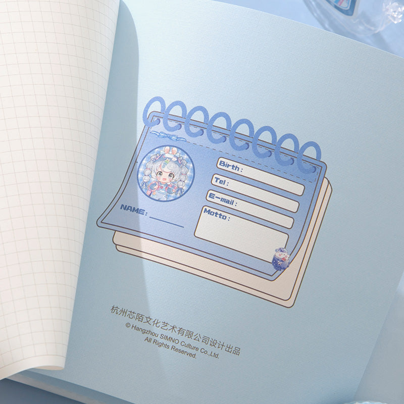 As You Wish - Cute Notebooks Soft PU Leather Cover Design With Magnetic Buckle