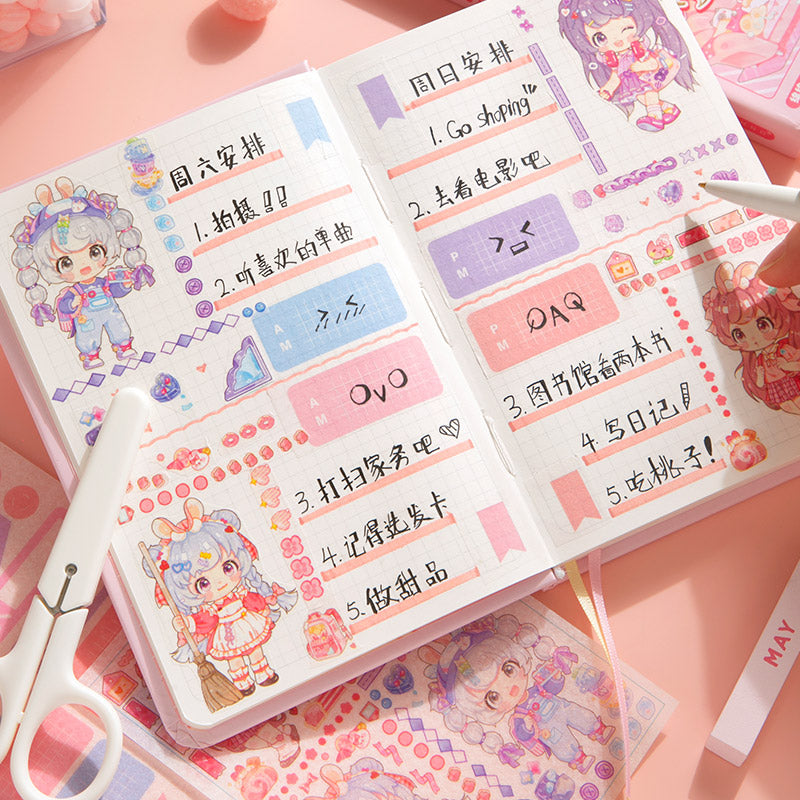Mian Mian Wishes- Mini Kawaii Notebooks