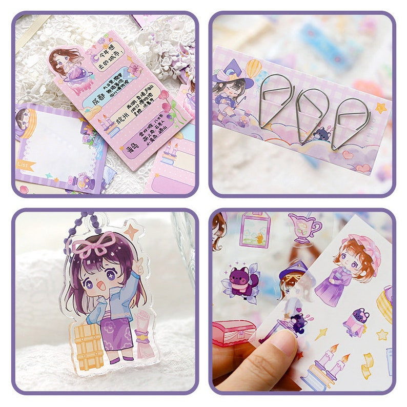 Happy Girl Purple Journal Kit