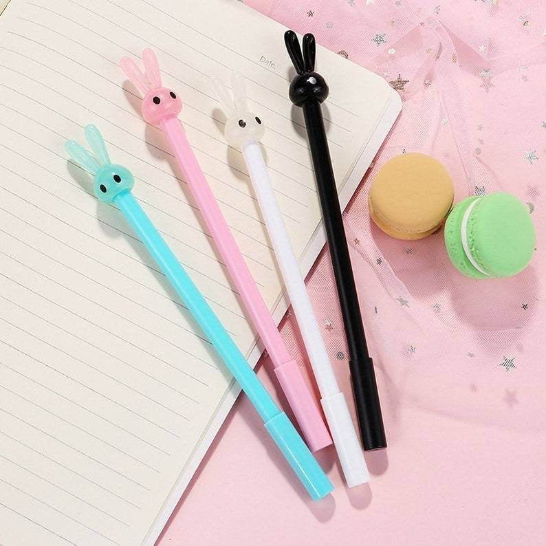 2 Pcs Cute Bunny Pens