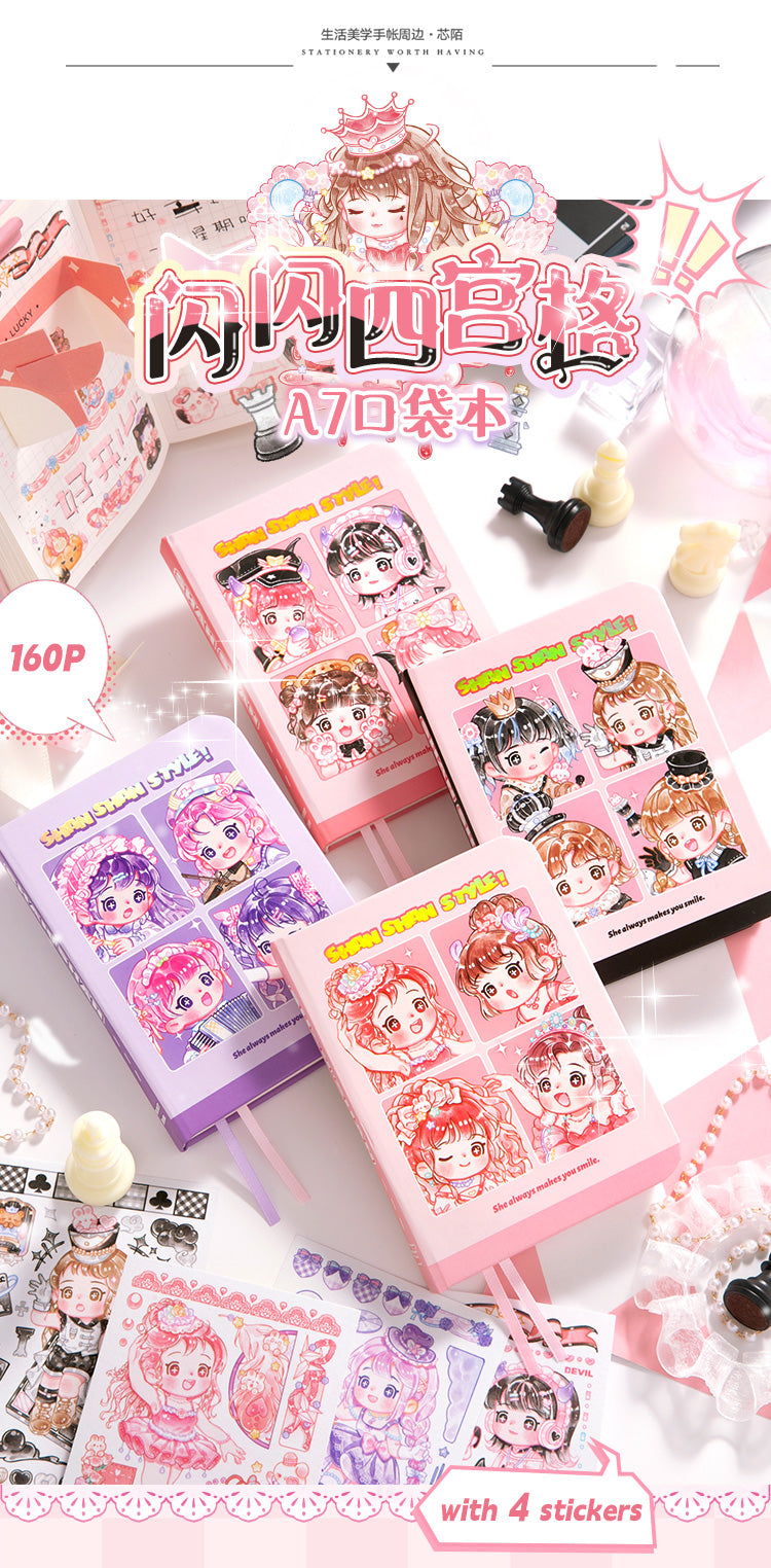 She Makes You Smile - Mini Kawaii Notebooks