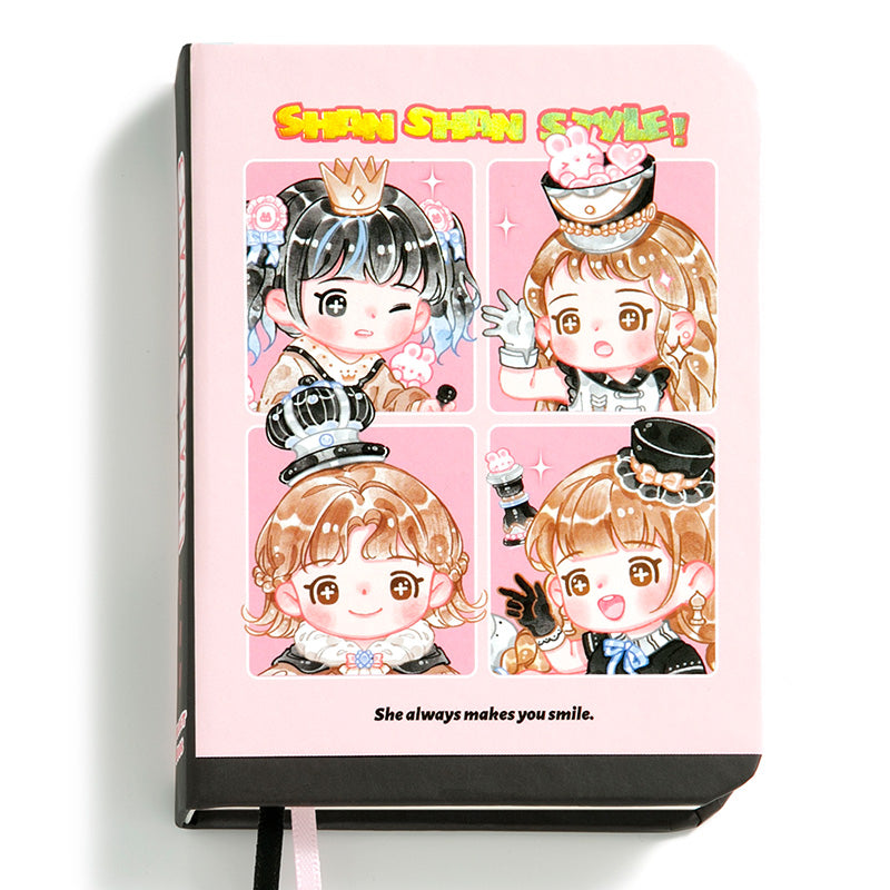 She Makes You Smile - Mini Kawaii Notebooks