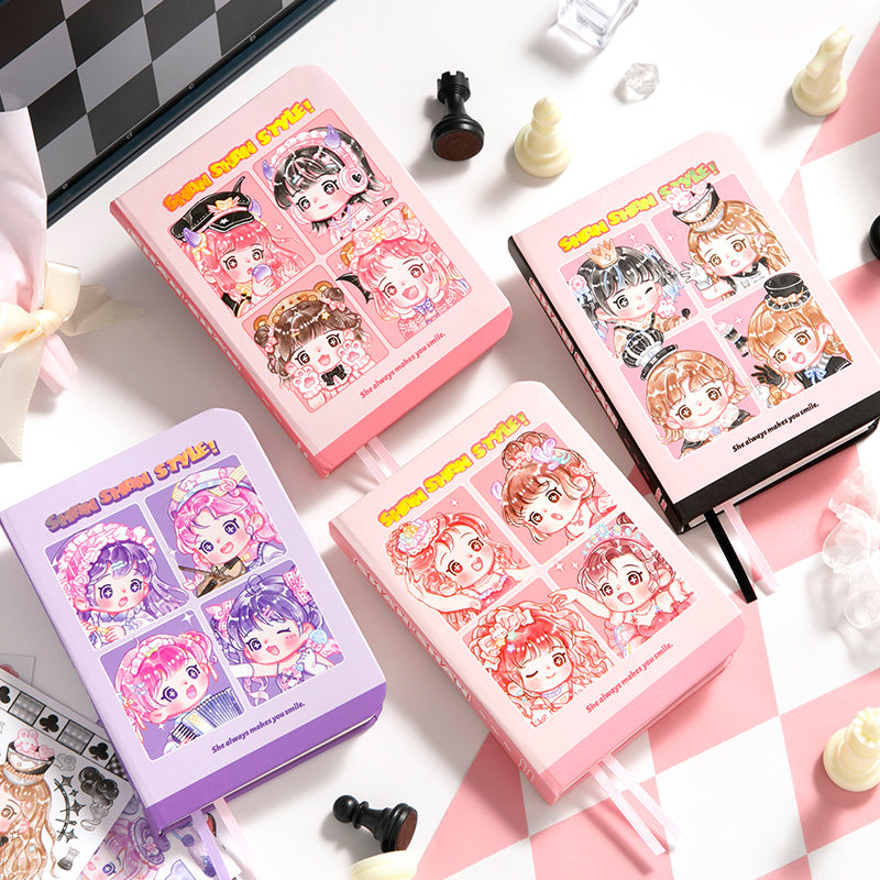 She Makes You Smile - Mini Kawaii Notebooks
