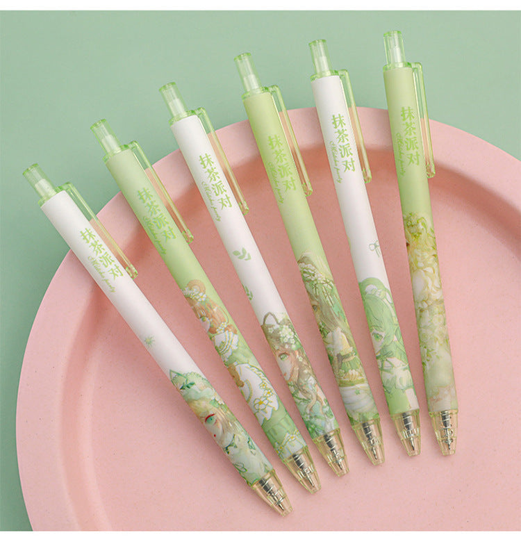 6 Pcs Fairycore Kawaii Pen Set
