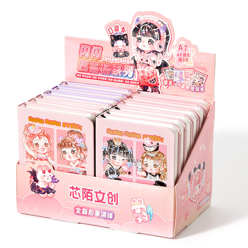 She Makes You Smile - Mini Kawaii Notebooks