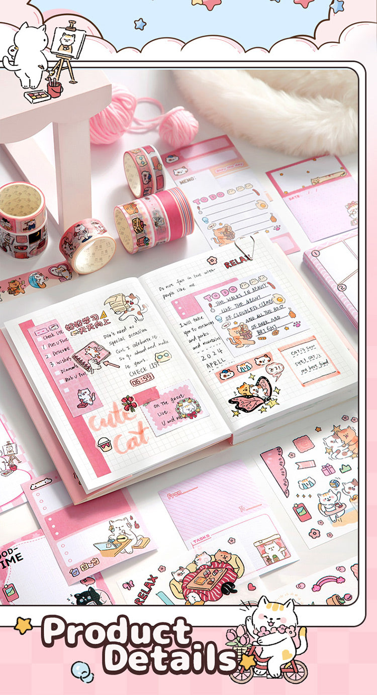 120 PCS Kawaii Puppy Garden Scrapbooking Set Journal Gift Box