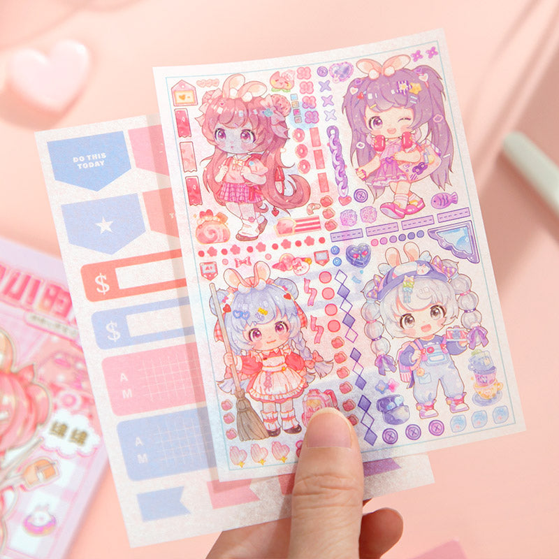 Mian Mian Wishes- Mini Kawaii Notebooks