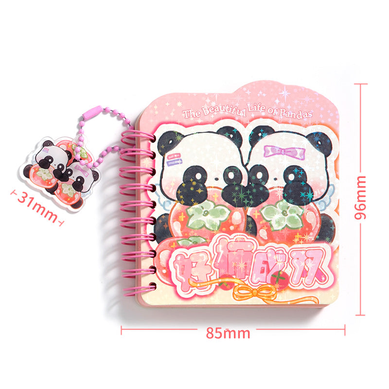 The Beautiful Life of Pandas - Mini Kawaii Notebooks