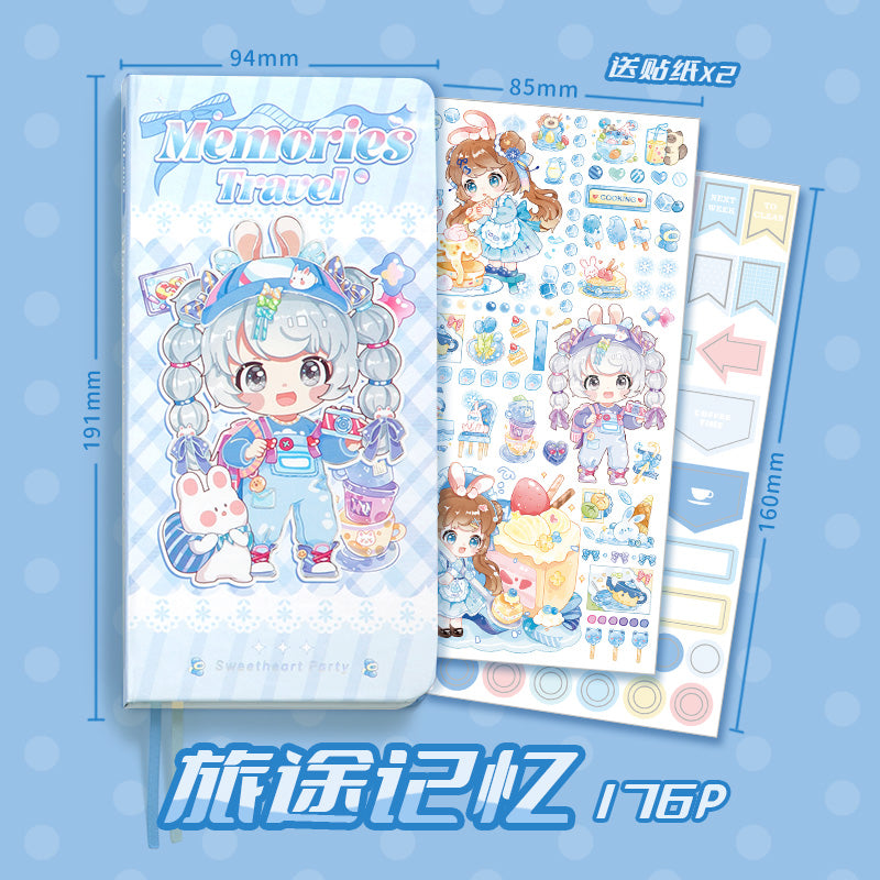 Travel Dreams Kawaii Notebook Cute Diary
