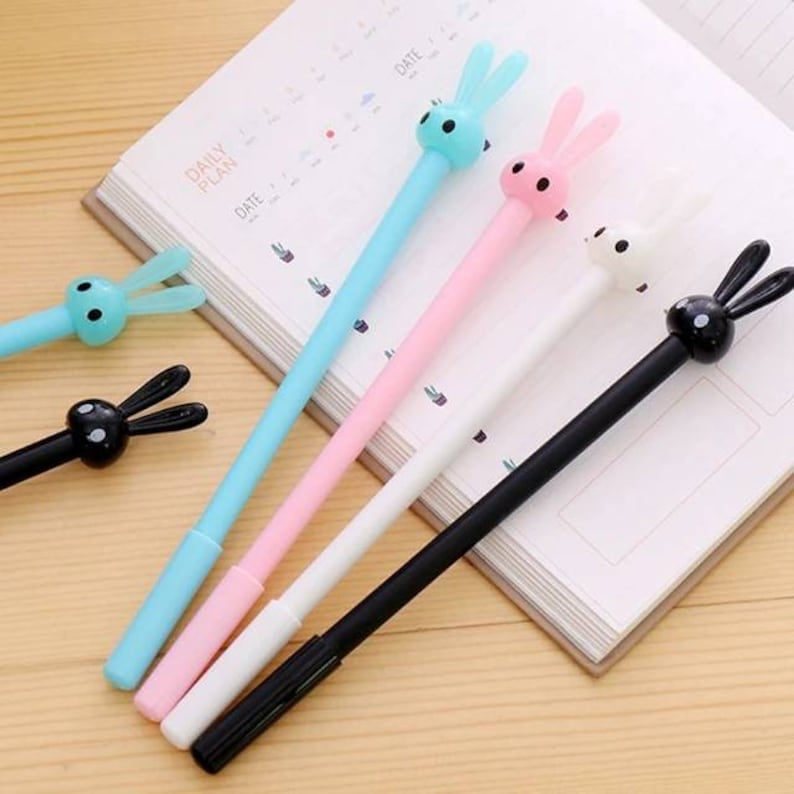 2 Pcs Cute Bunny Pens