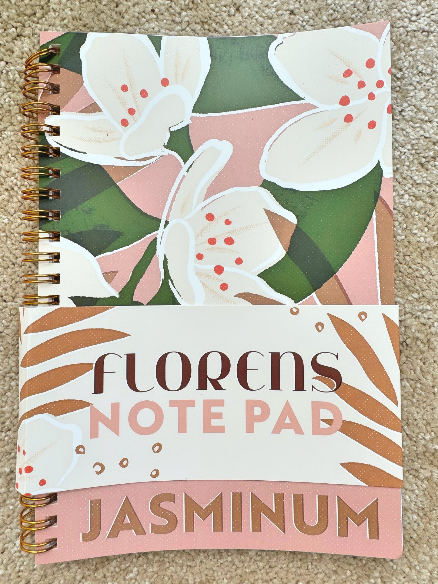 A5 Spiral Jasminum Notebook