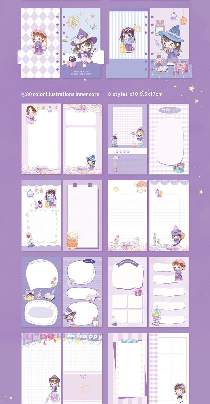 Happy Girl Purple Journal Kit
