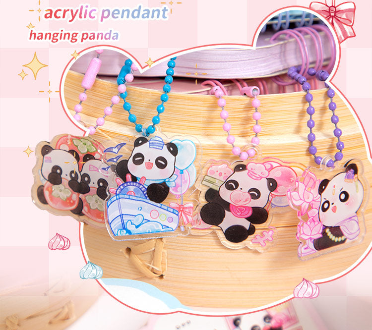The Beautiful Life of Pandas - Mini Kawaii Notebooks
