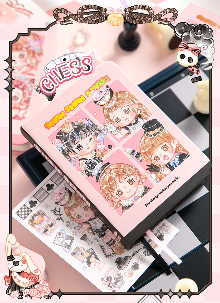 She Makes You Smile - Mini Kawaii Notebooks