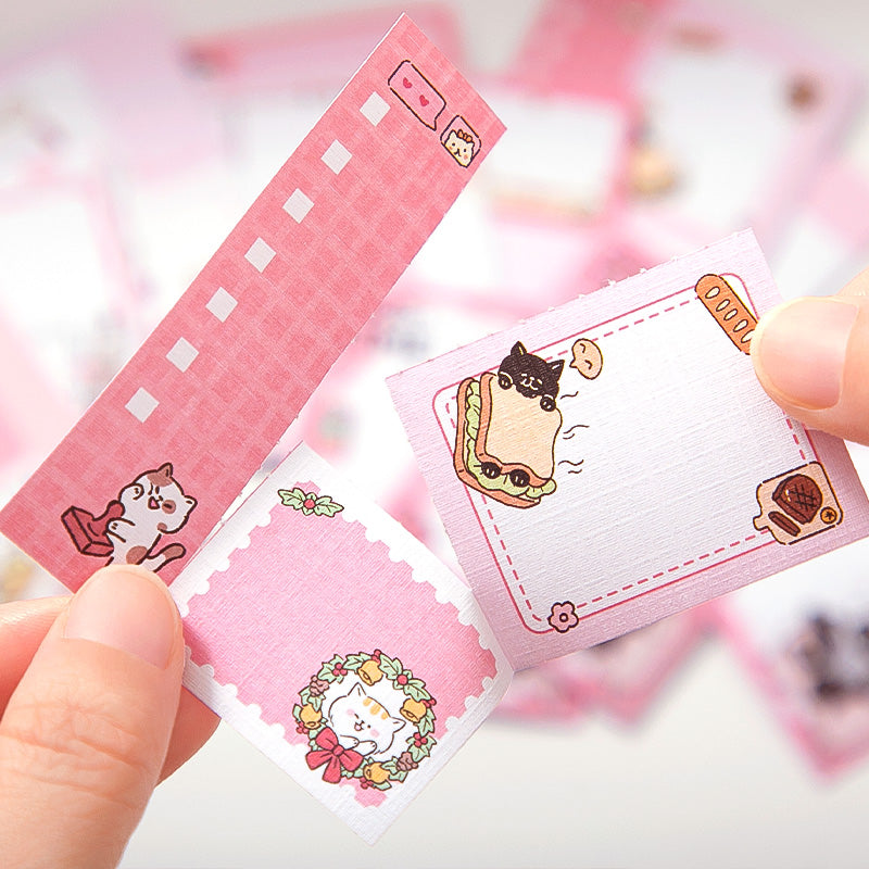 120 PCS Kawaii Kitty Cat Scrapbooking Set Journal Gift Box