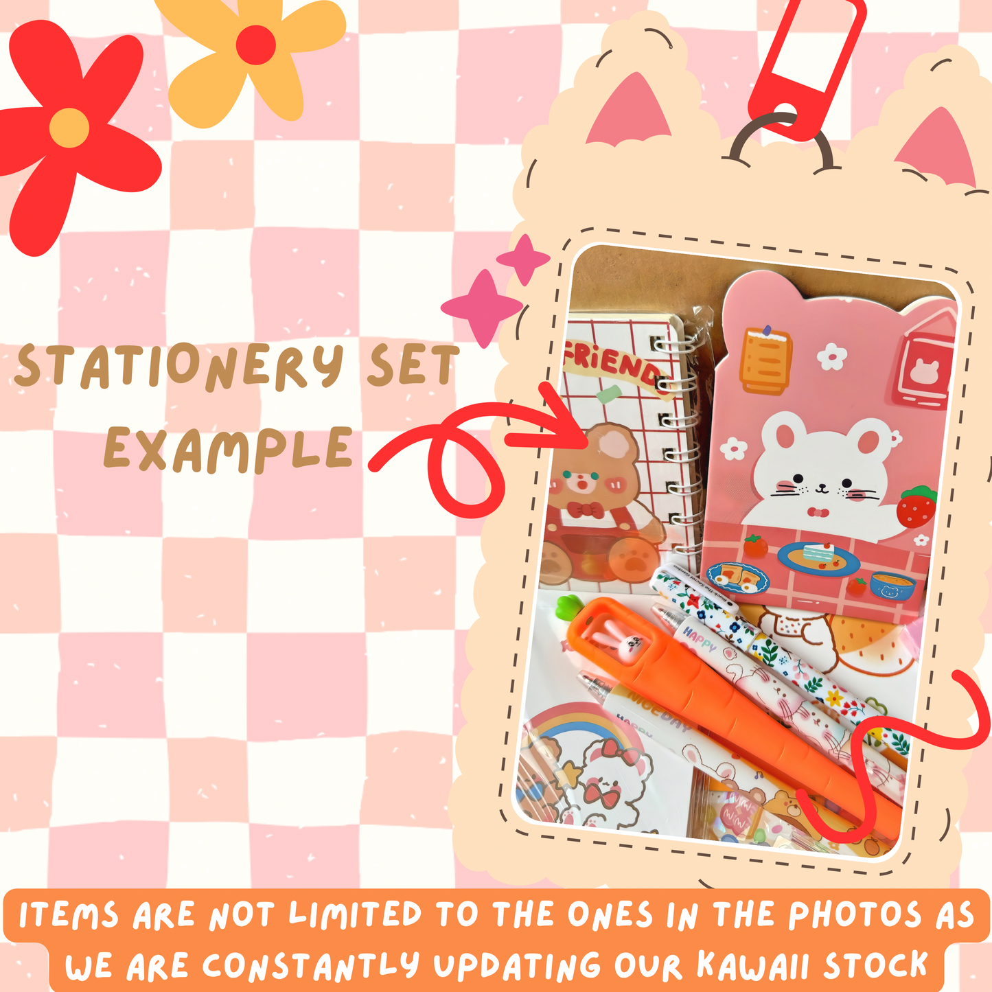 10Pcs Playful Palette Mystery Stationery Set
