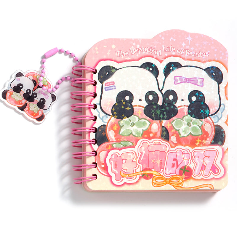 The Beautiful Life of Pandas - Mini Kawaii Notebooks