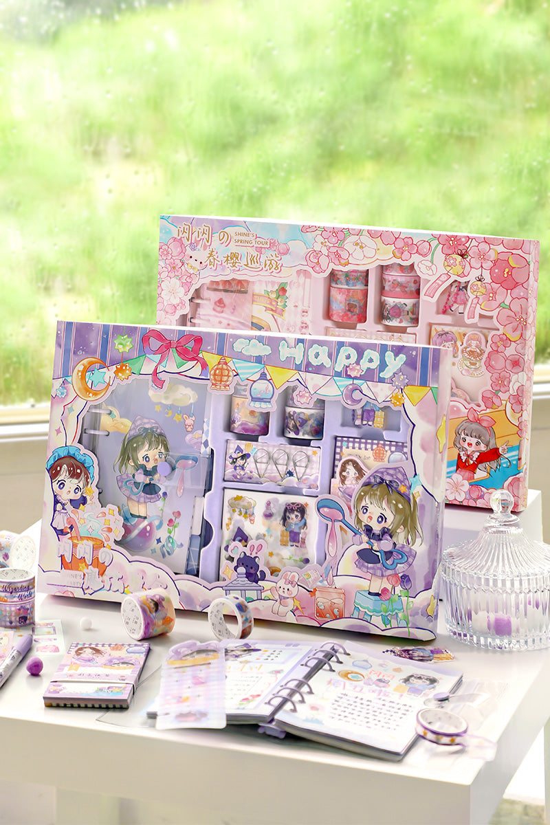 Happy Girl Purple Journal Kit