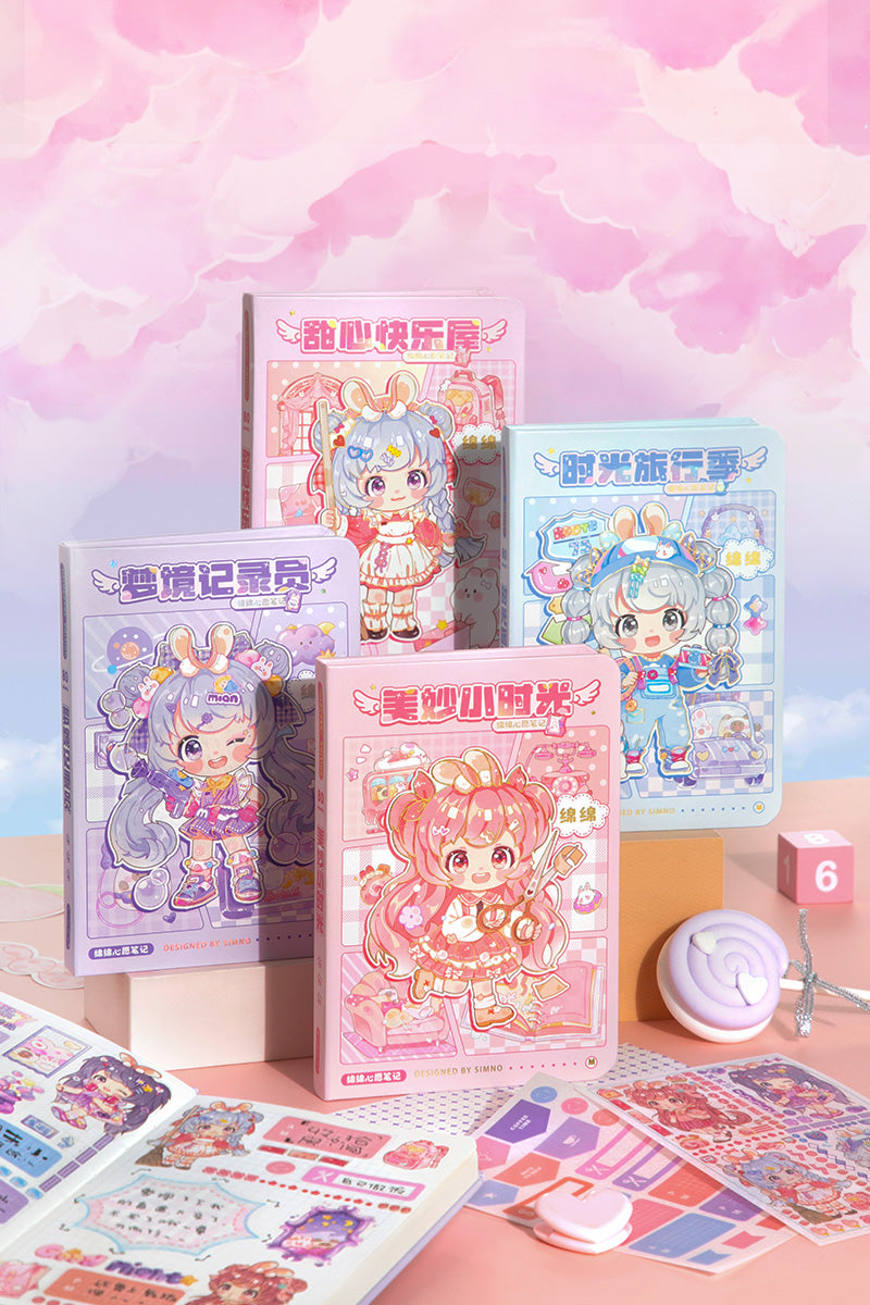Mian Mian Wishes- Mini Kawaii Notebooks