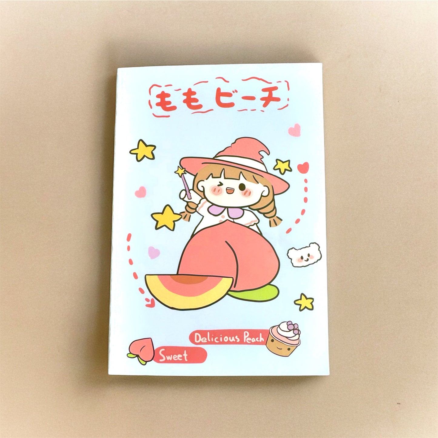 1Pc Cute Notebook Kawaii Cartoon Girl A5 Lined