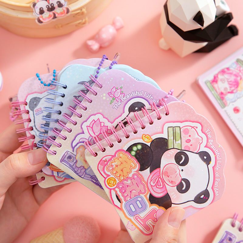 The Beautiful Life of Pandas - Mini Kawaii Notebooks