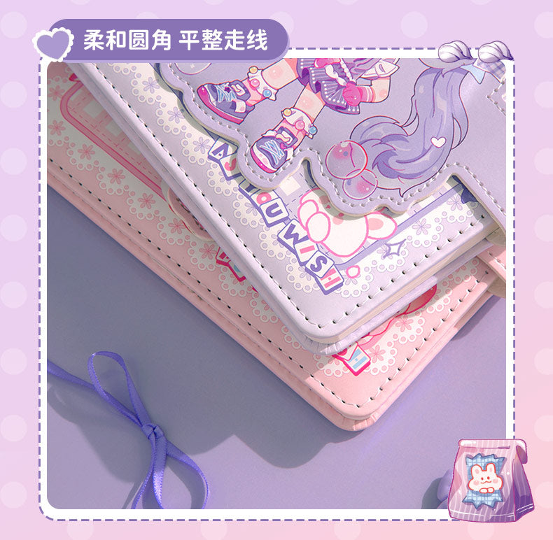 As You Wish - Cute Notebooks Soft PU Leather Cover Design With Magnetic Buckle