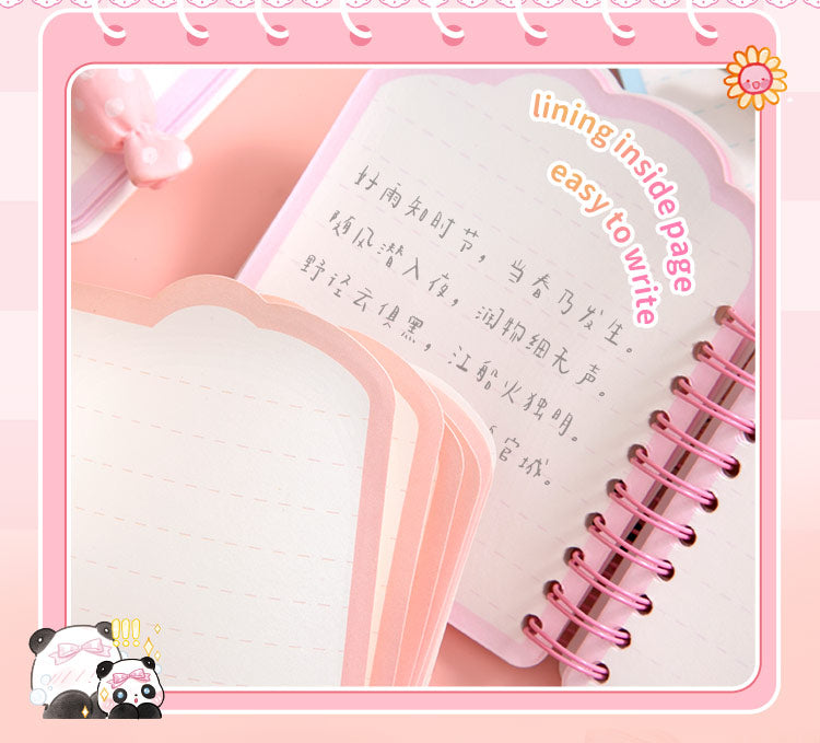 The Beautiful Life of Pandas - Mini Kawaii Notebooks