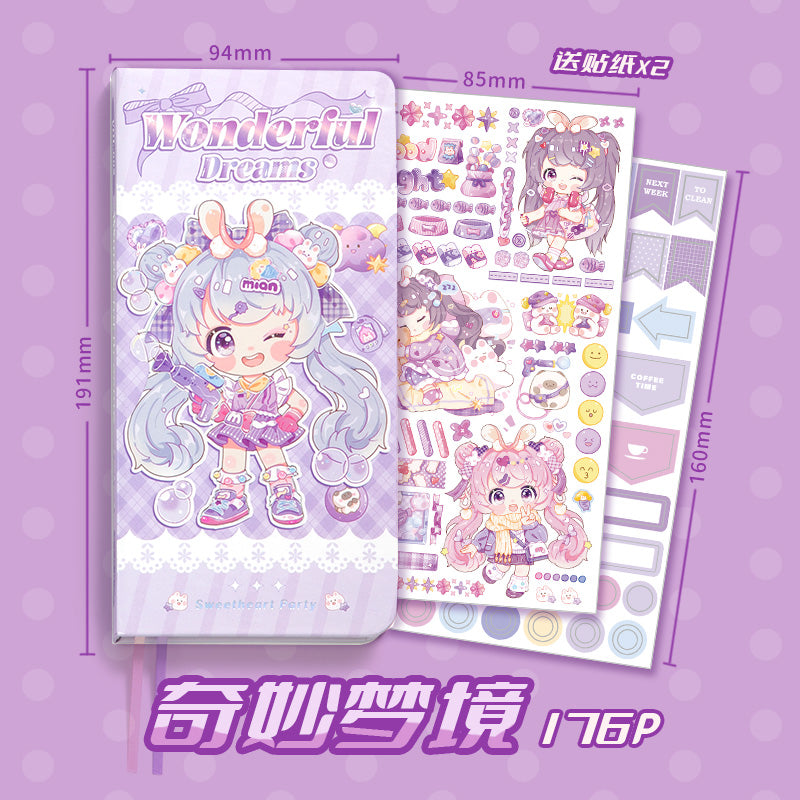 Travel Dreams Kawaii Notebook Cute Diary