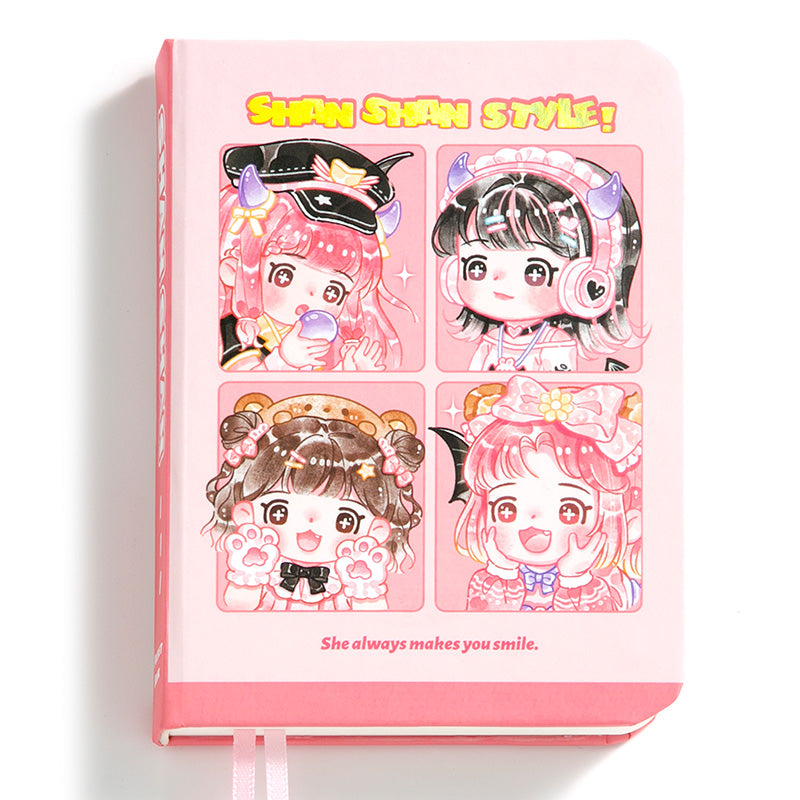 She Makes You Smile - Mini Kawaii Notebooks