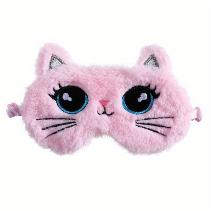 Kitty Cat Plush Sleeping Mask