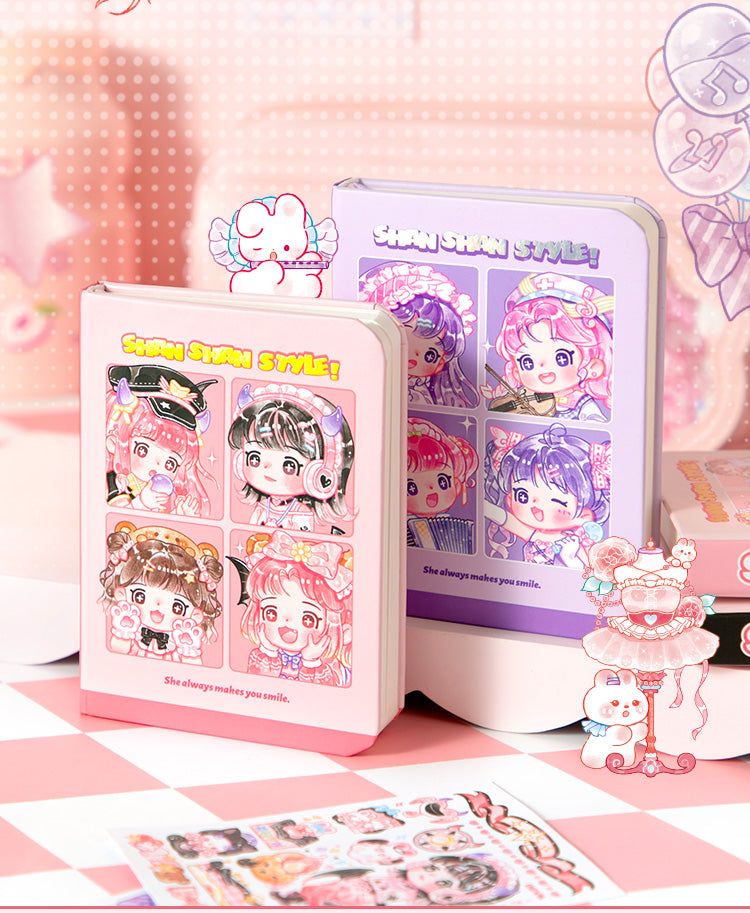She Makes You Smile - Mini Kawaii Notebooks