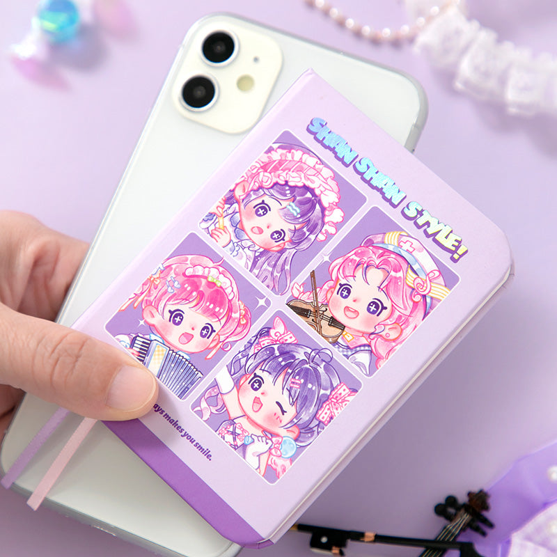 She Makes You Smile - Mini Kawaii Notebooks