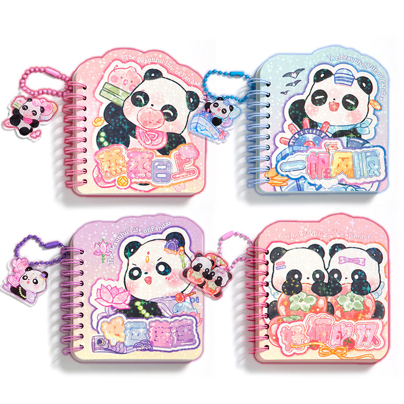 The Beautiful Life of Pandas - Mini Kawaii Notebooks