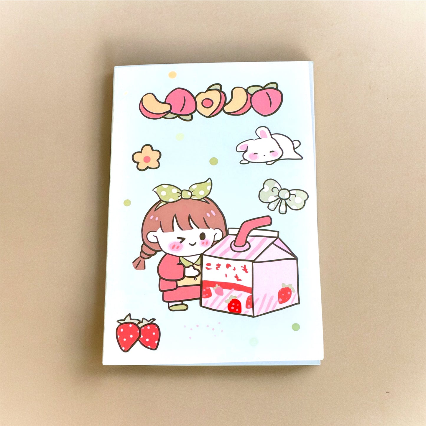 1Pc Cute Notebook Kawaii Cartoon Girl A5 Lined