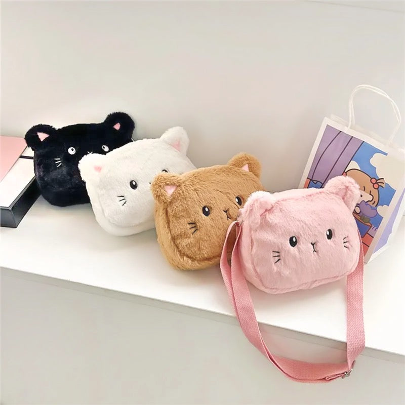 Kawaii Bag for Girls Soft Plush Handbag