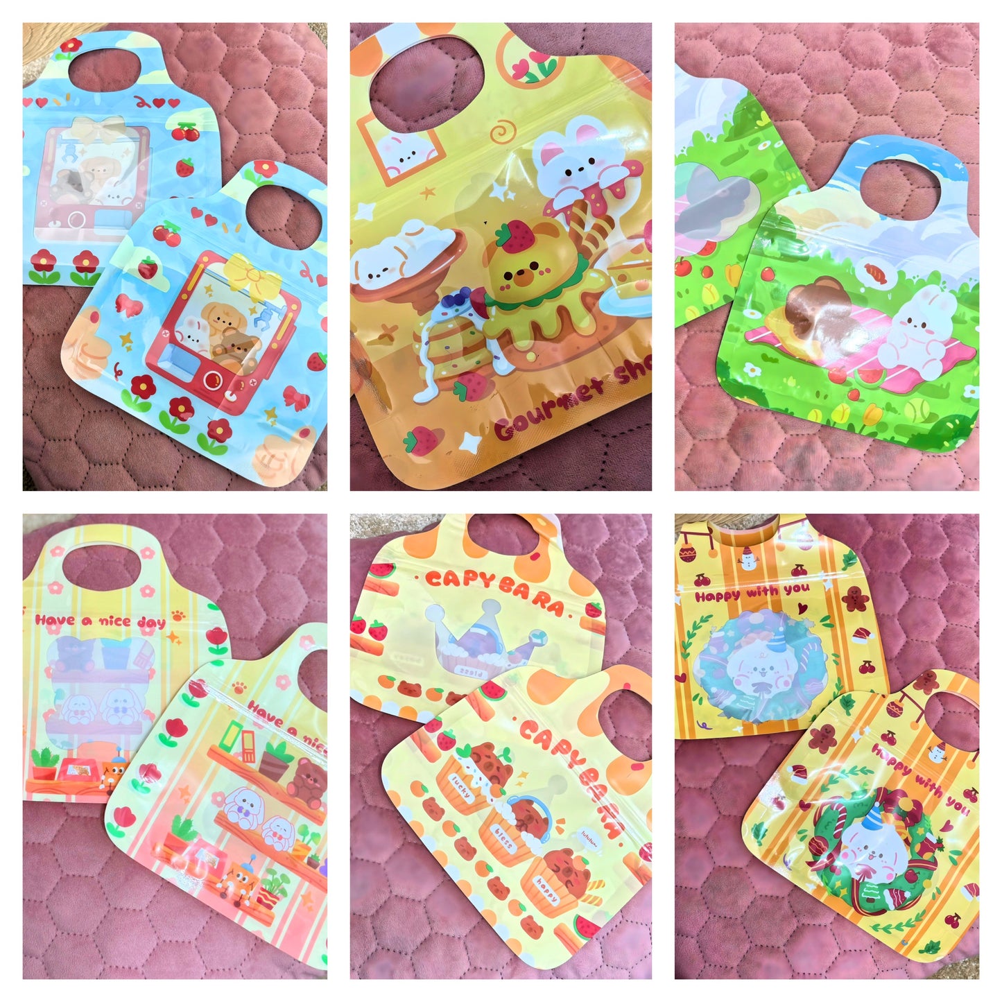 6Pcs Birthday Party Bags Set