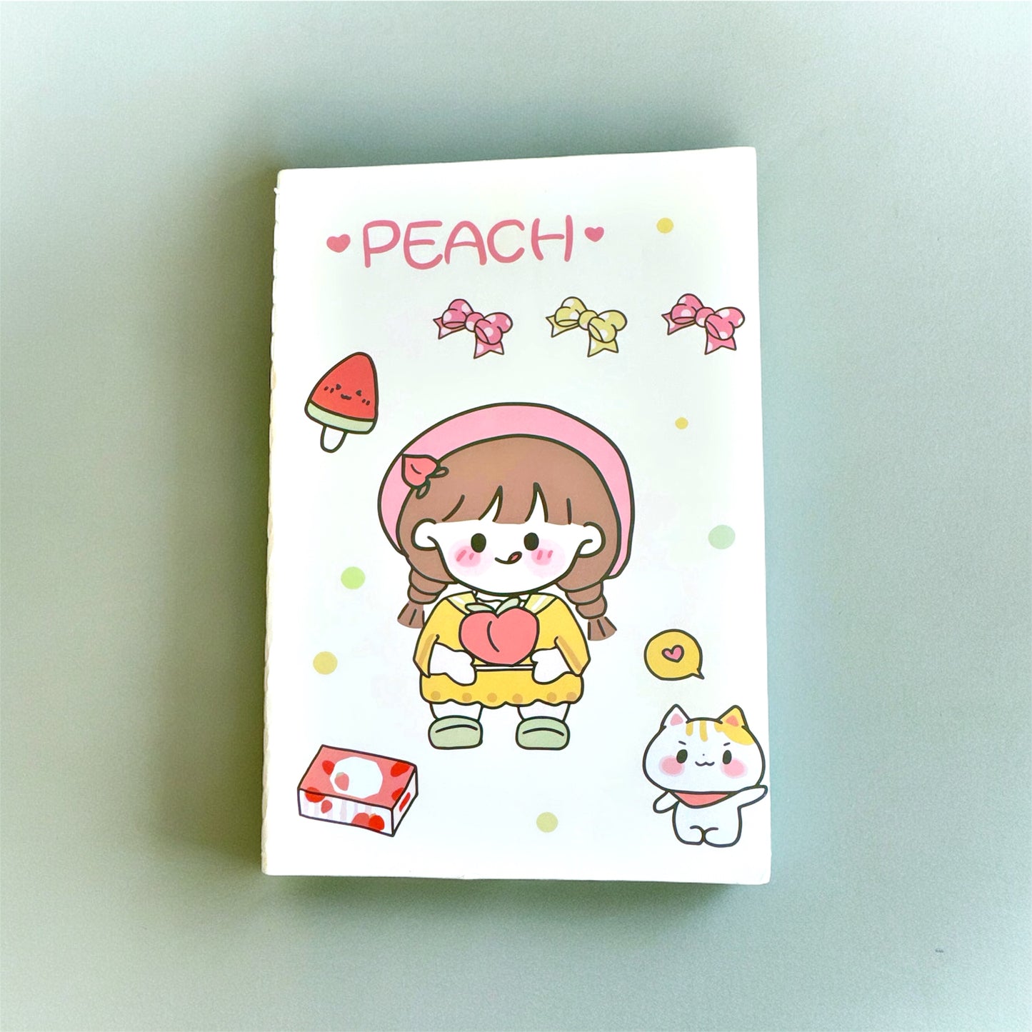1Pc Cute Notebook Kawaii Cartoon Girl A5 Lined