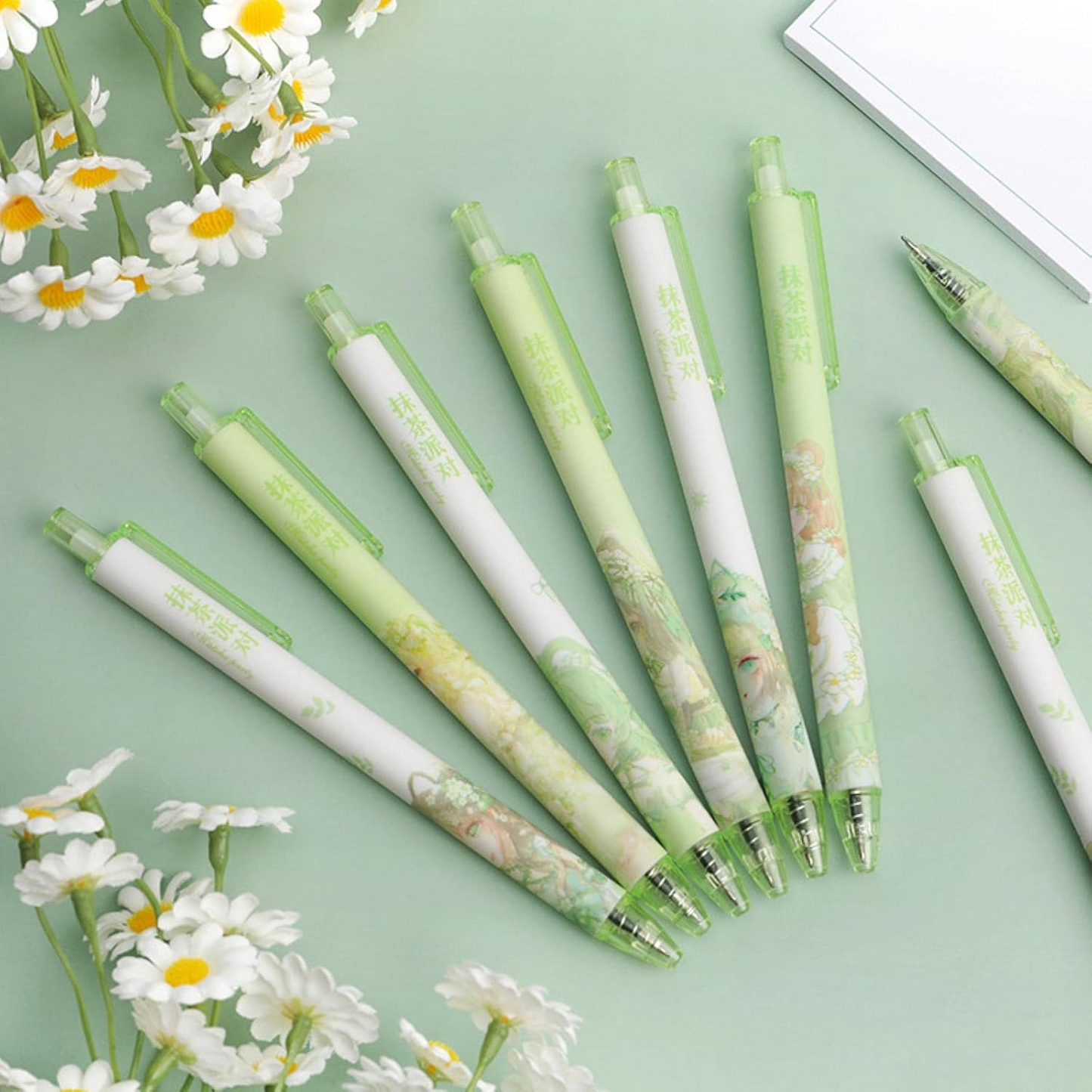6 Pcs Fairycore Kawaii Pen Set