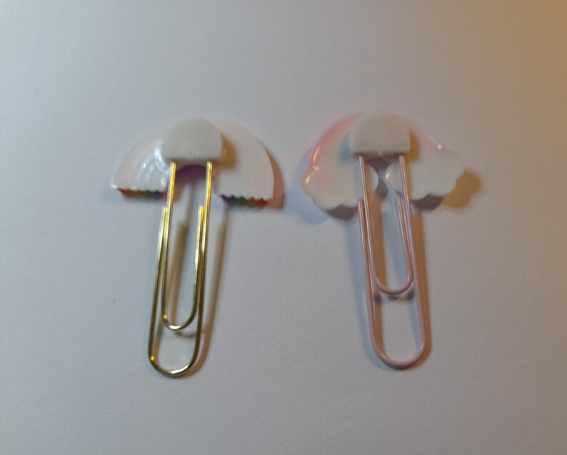 5 Pcs Rainbow Cute Paperclips
