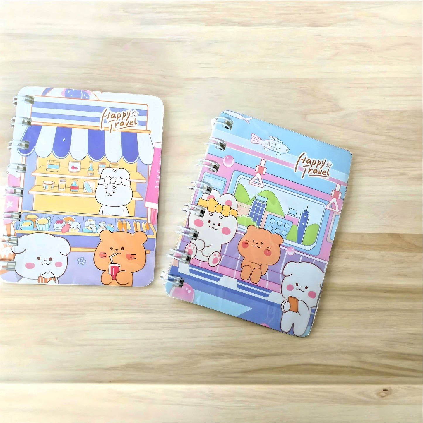 Cute Bunny Kawaii Bear Notebook Mini A7 Sized