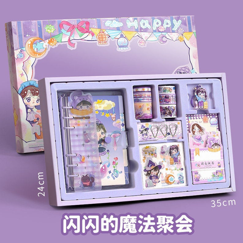Happy Girl Purple Journal Kit