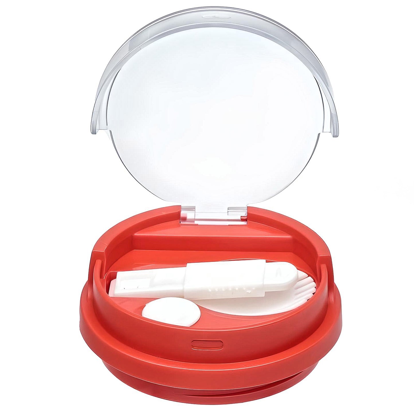 Maneki Neko Lucky Cat Reusable Lunch Pot / Snack Pot with Spork 500ml