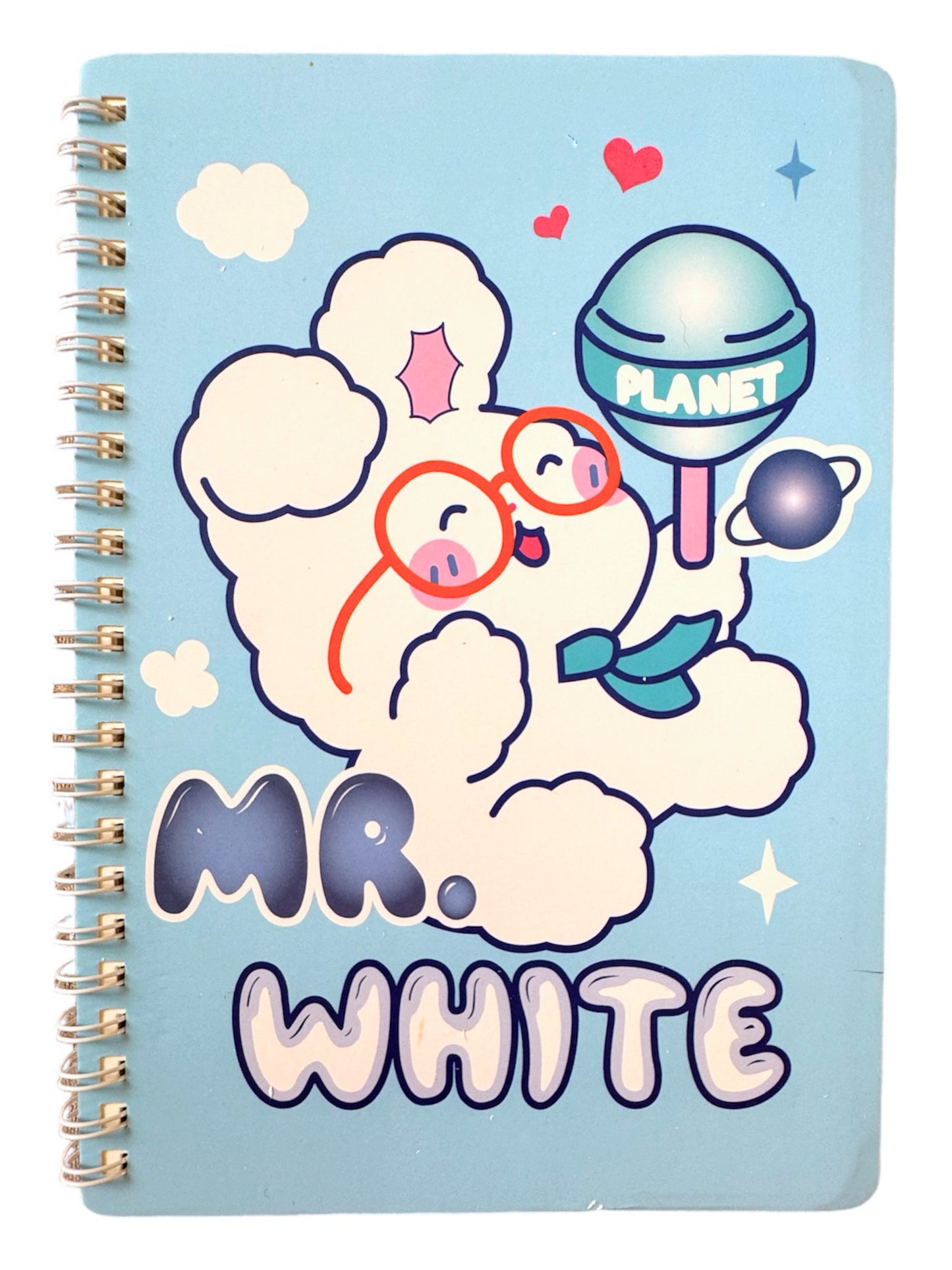 Cute Bunny Notebook Spiral A5 Lined