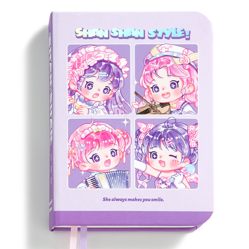 She Makes You Smile - Mini Kawaii Notebooks