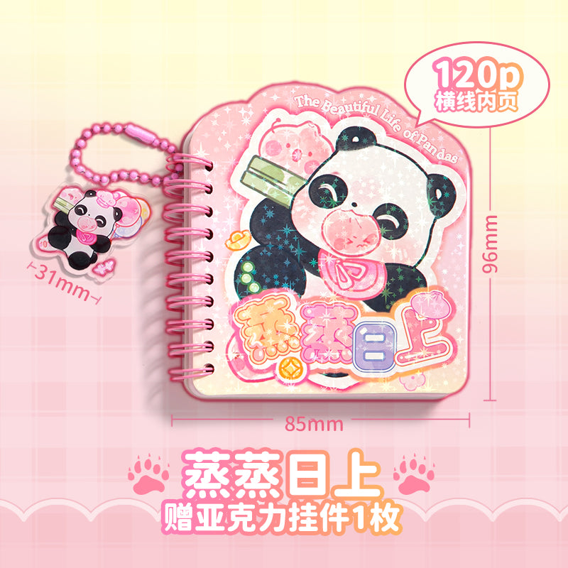 The Beautiful Life of Pandas - Mini Kawaii Notebooks