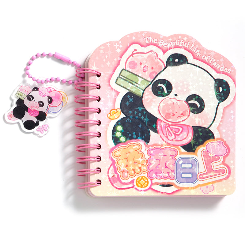 The Beautiful Life of Pandas - Mini Kawaii Notebooks