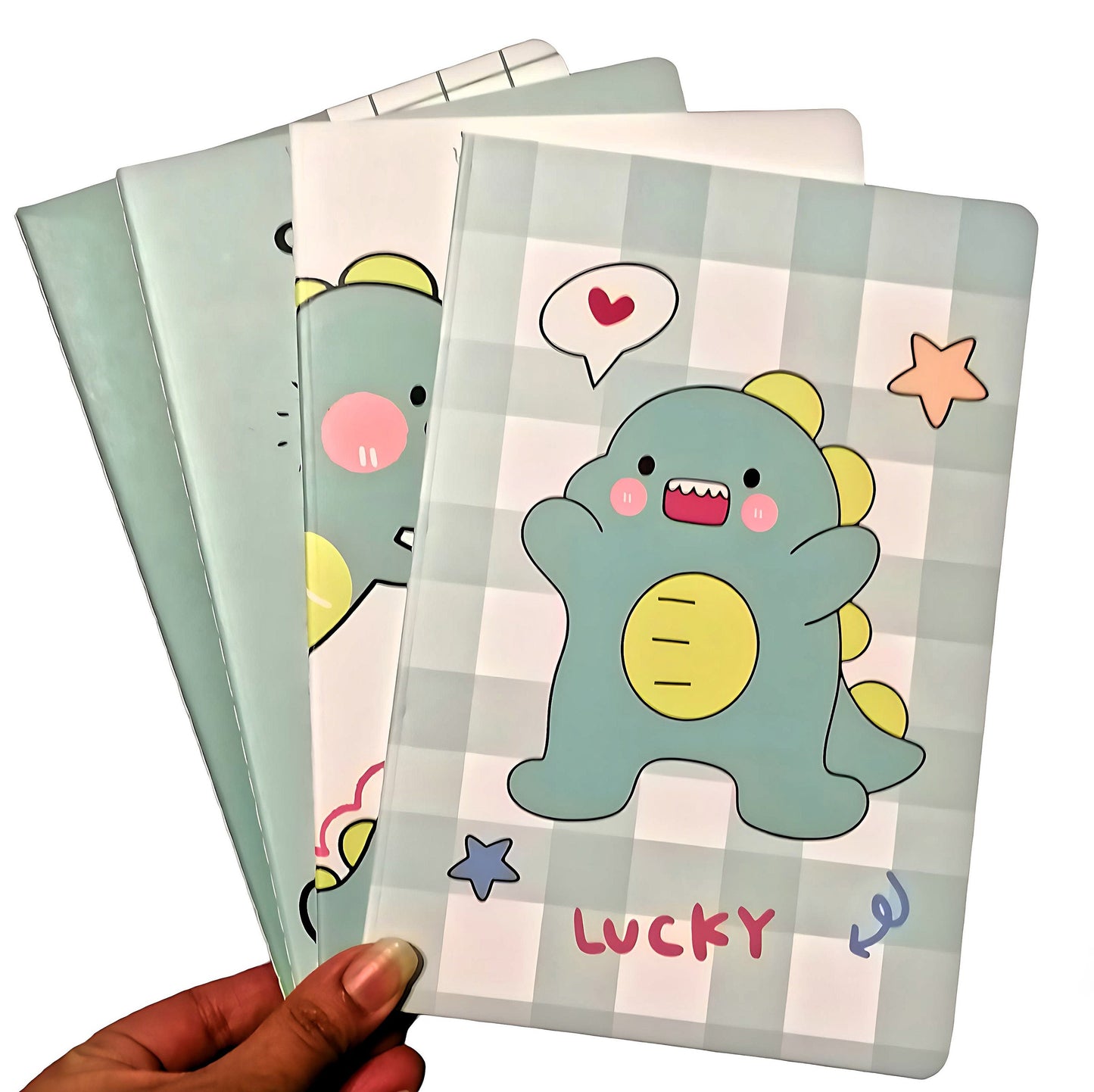 Cute Dinosaur Notebook |Kawaii Kitsch| A5 Lined Notebook | Dino Stationary Journal Cute Diary | Ruled Pages| Stationary Gift |Gifts for Kids