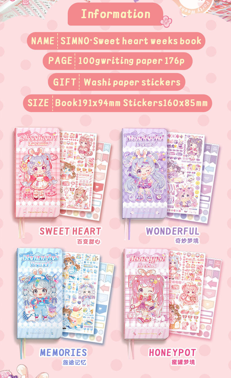 Travel Dreams Kawaii Notebook Cute Diary