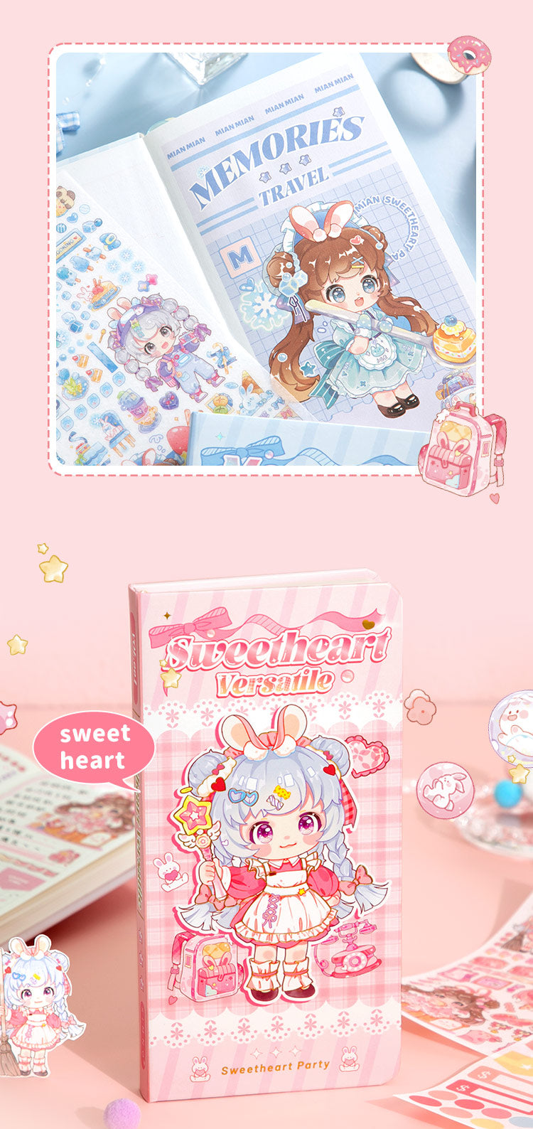 Travel Dreams Kawaii Notebook Cute Diary